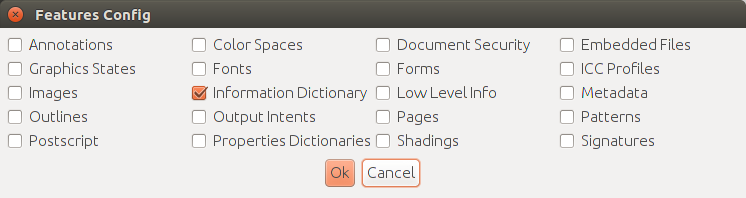 veraPDF Features Config